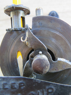 VERY EARLY US BRAND PENCIL SHARPENER